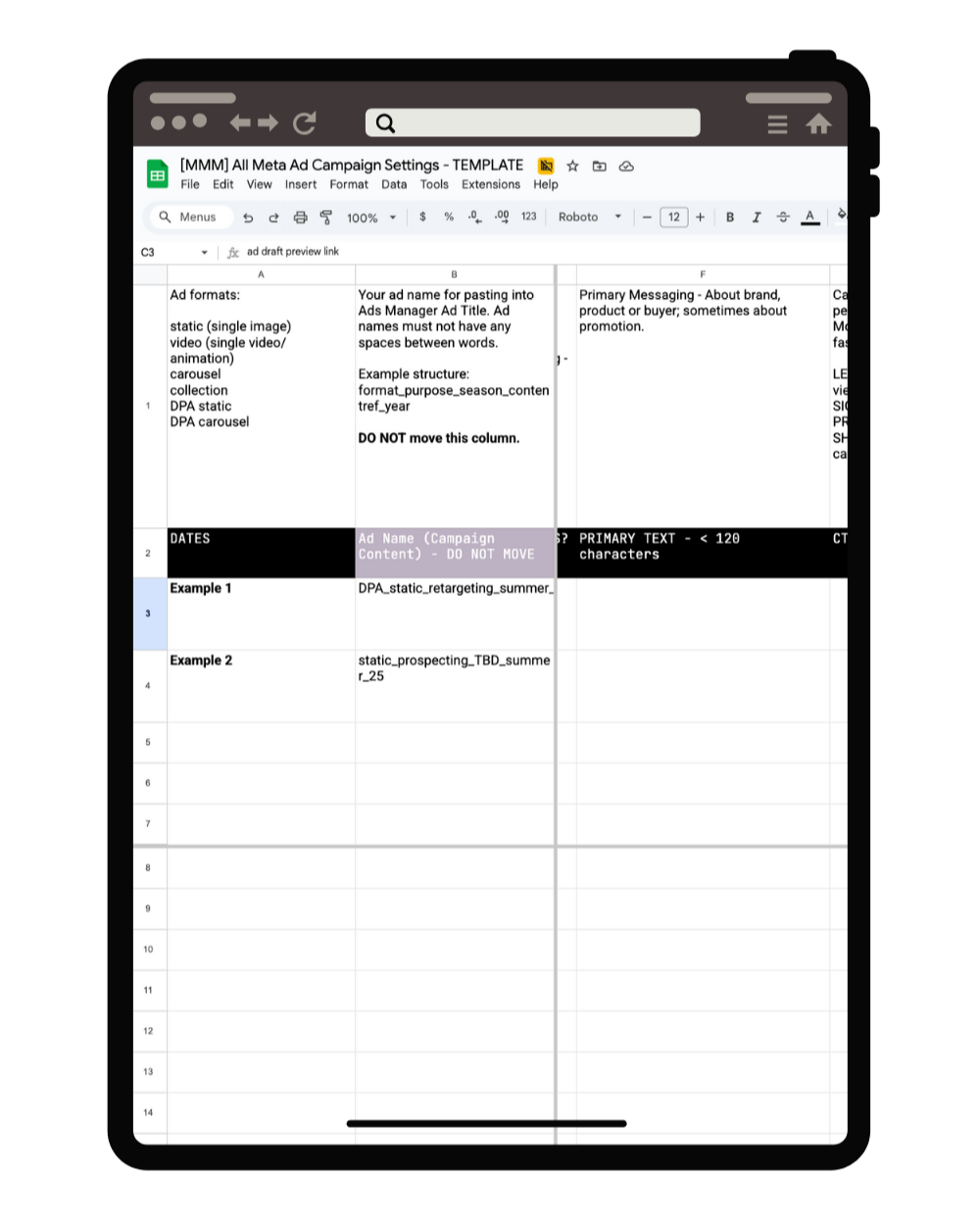 The Fashion Brand Owner's Meta Ads Planner